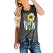 Pianshanzi 4. Juli Tanktops Shirts für Frauen Amerikanische US-Flagge Grafik Patriotische Tanktops Shirts Top Weiter Armausschnitt Damen
