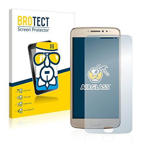 BROTECT Protector Pantalla Cristal para Motorola Moto E4 Plus Protector Vidrio - [Dureza 9H, Anti-Arañazos]