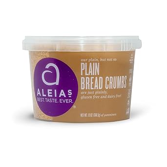 Aleia’s Gluten Free Plain Bread Crumbs – 13oz (1 Pack) – Breading for Chicken, Meatloaf & More – Non-GMO, Dairy Free, Low Sodium, Kosher