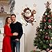 Santa Claus Stickers, Christmas Santa Wall Decorations, Wall Stickers for Home Decor, Easy to Apply Holiday Decoration Tool, Christmas Decal Accessory for Living Room Bedroom Office School