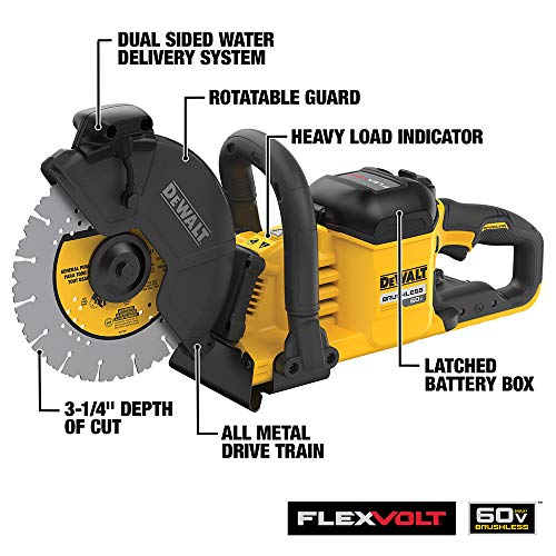 DEWALT FLEXVOLT 60V MAX Cut-Off Saw Kit, 9-Inch (DCS690X2)