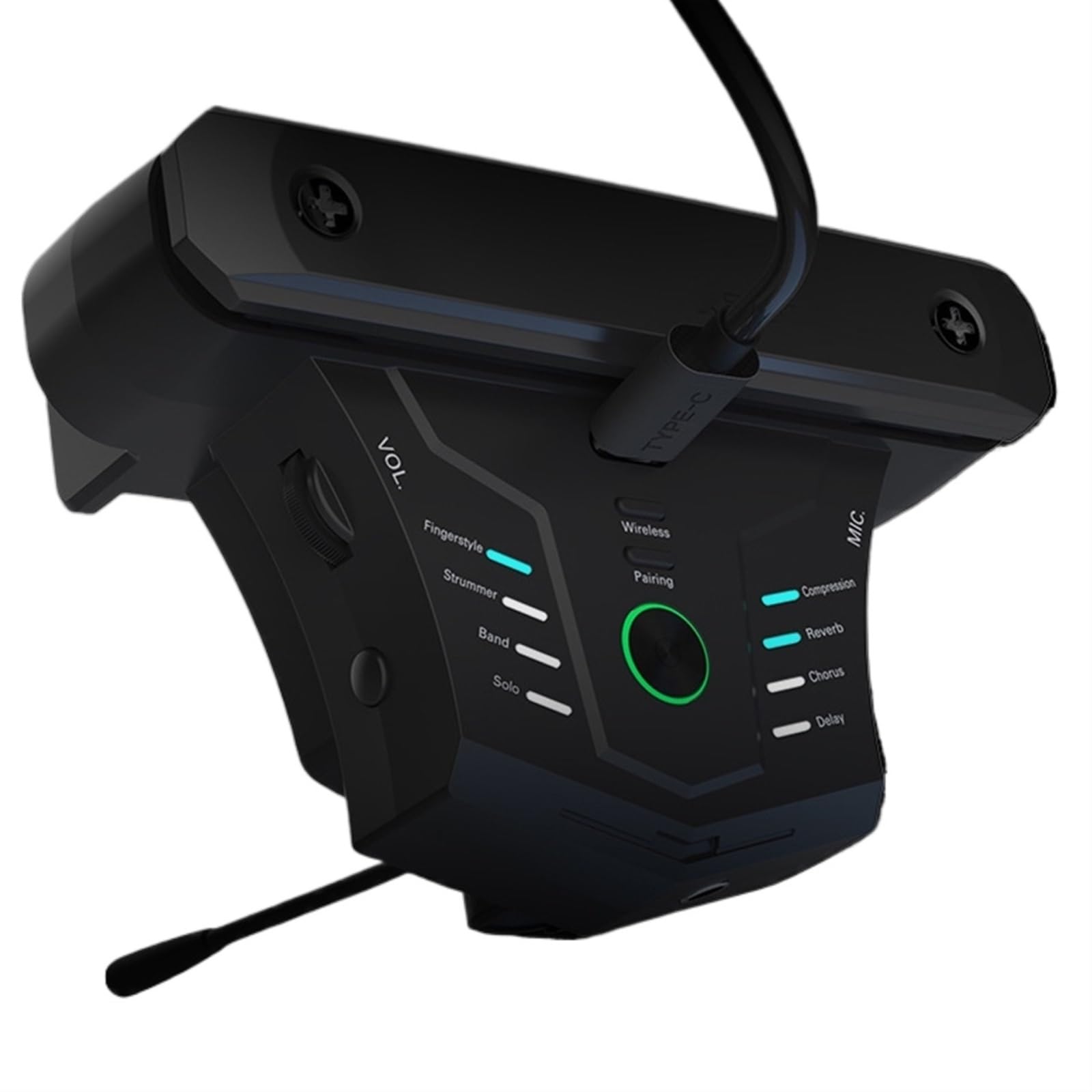 Guitar Pickup Acoustic Vibration Pickup No Need To Drill Holes Can Record Effects