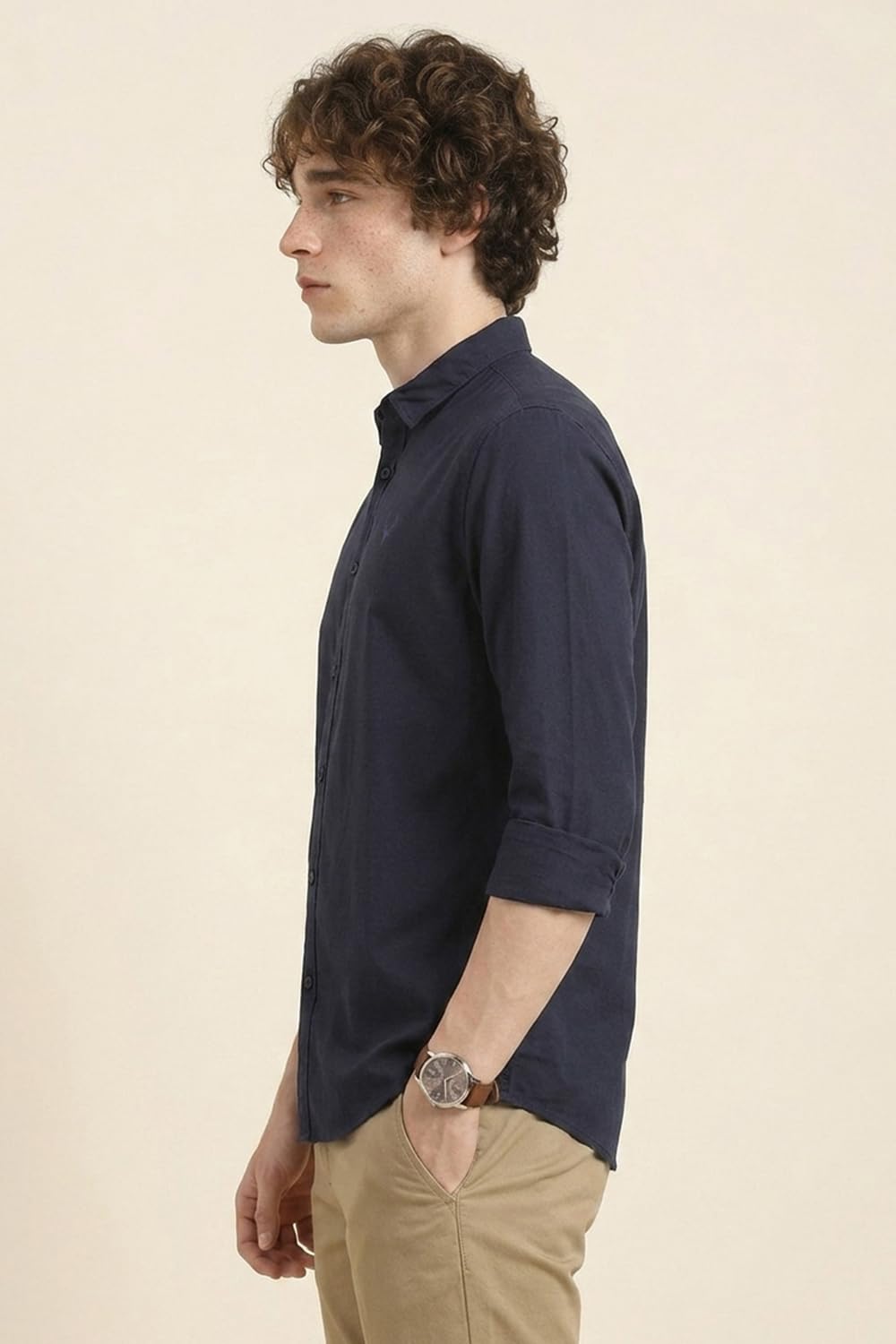 51CkLBR2V-L._SL1500_ Allen Solly Mens Cotton Casual Shirt | Regular Collar | Soft Breathable Fabric | Everyday Smart Casual Wear