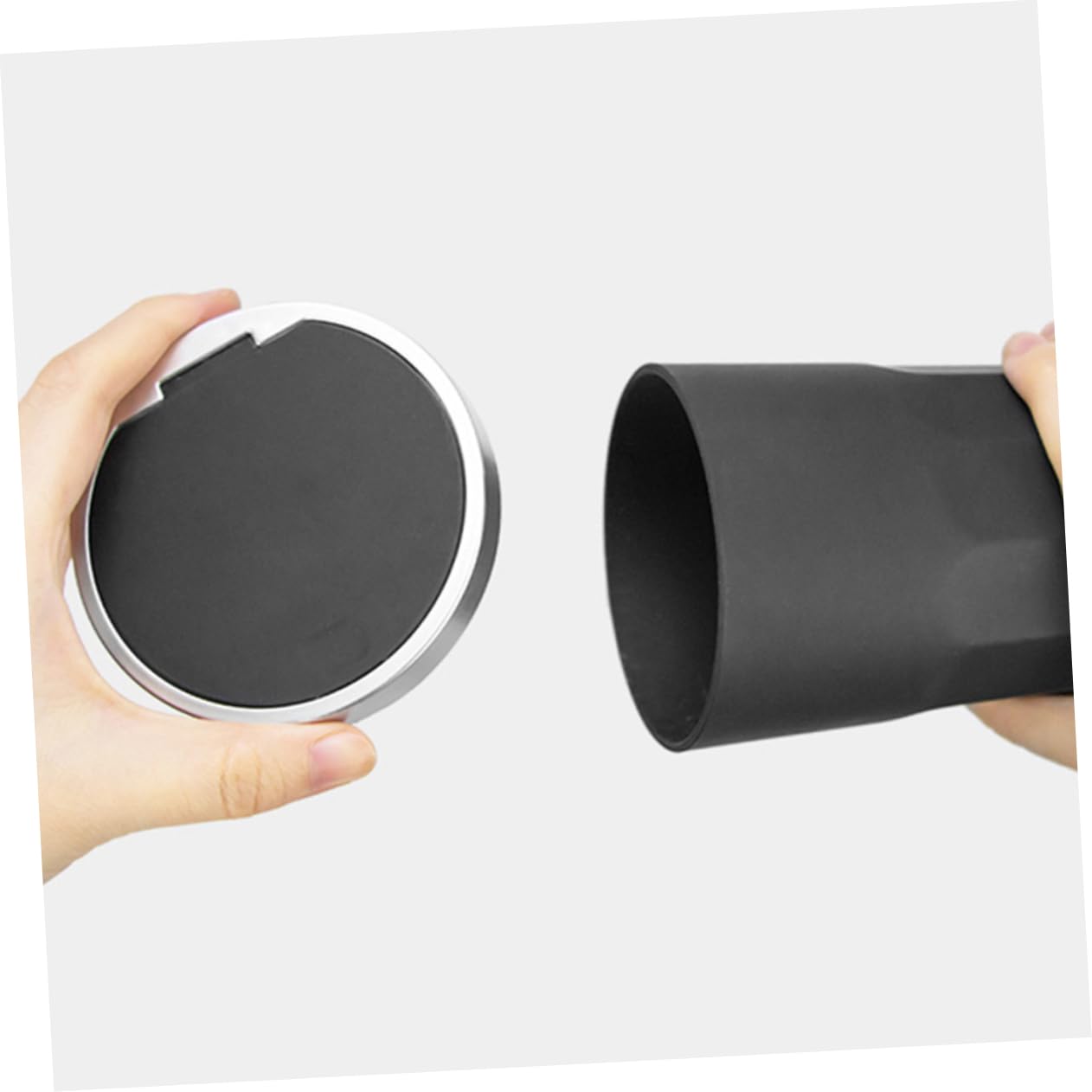 HEALLILY 2pcs Automotive Trash Can Cup Holder Car Garbage Bin for Car Material Trash Can