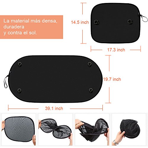 Lictin - Parasole da auto, per finestrino laterale...