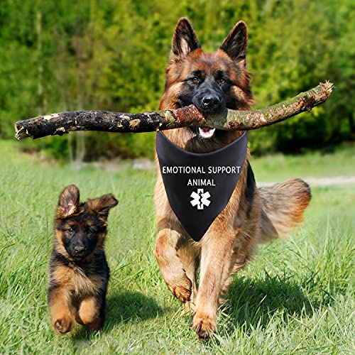 Generic Therapy Service Animal Gift Emotional Support Animal Printed Dog Bandana (Emotional Support Animal) #TOP6