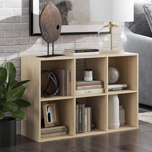 Signature Design by Ashley Piperton 6 Cube Storage Organizer, Cubby Shelf - image 2