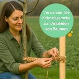 UNIGARDIA Lina kokosowa lina ogrodowa do roślin 7 mm (25 m)