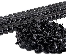10 bandes de clous tapissier + 180 clous - Lentille Fer - Anthracite - Ø11mm - Clous tapissier en bande