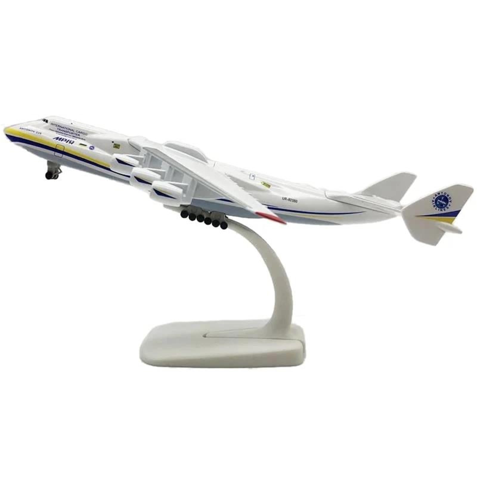 Modelli di Aerei Replica Modello di Aereo in Scala 20 cm 1/400 per Union Air ANTONOV 225 Airlines An-225 Mriya Aereo da carico più Grande del Mondo Modello di Aereo in Miniatura