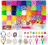 BLISSIQUEE Loom Bänder set, 3000+ Looms Gummis 38 Farben...