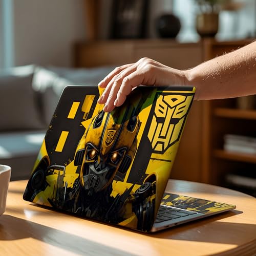Image of NoWorries Laptop Skin for 15.6 & 14 Inch Laptop | Motivational, Superhero, Sports & Graphic Design Laptop Sticker Wrap | Premium Vinyl Laptop Cover (Bumble bee, 13.5 x 9.5inches)