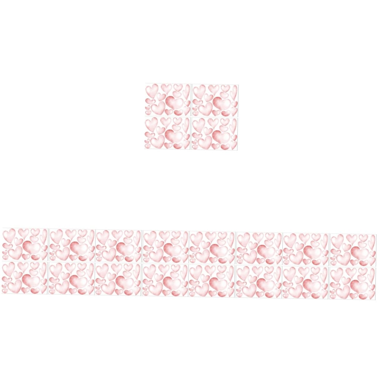 Toyvian 5sets Adesivi Murali Cuore Adesivi Decorativi Per Cameretta Facili Da Applicare e Rimuovere Per Decorare La Stanza Dei Ragazzo Ragazza Senza Residui e Personalizzabili Di Sticker