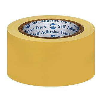 VCR Yellow Floor Marking Tape - 18 Meters in Length 48mm / 02