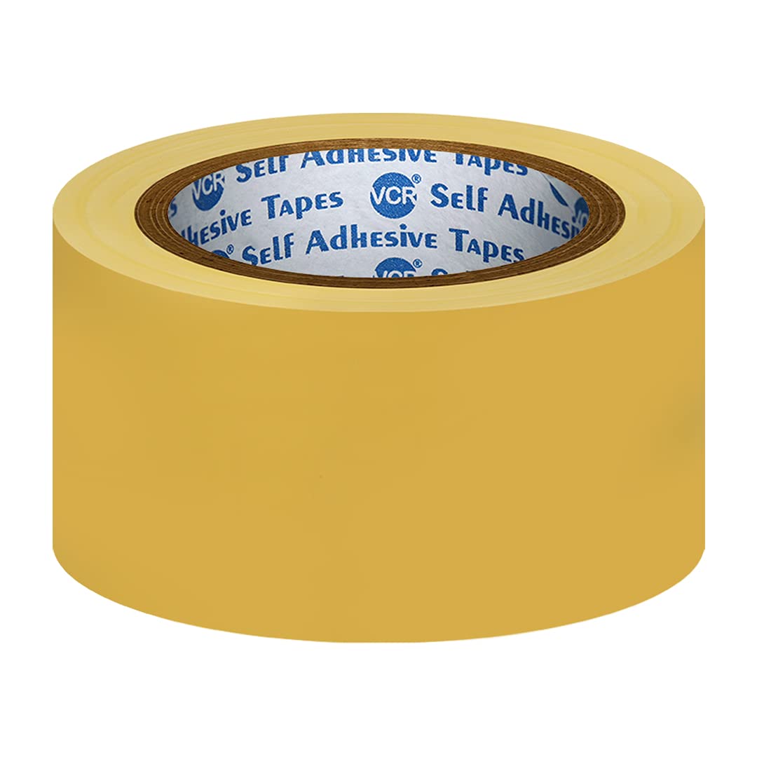 VCR Yellow Floor Marking Tape - 18 Meters in Length 48mm / 02" Width - 1 Roll Per Pack - Waterproof Social Distancing lane Marking Tape for Safety, Hazard and Caution Warnings (B07RWWLS74) Amazon Price History, Amazon Price Tracker