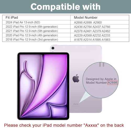 Smart case iPad Pro 12.9 pliable avec rabat de protection mince - 2
