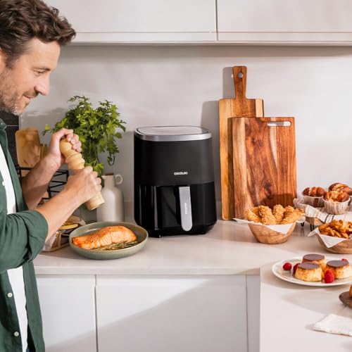Cecotec Heißluftfritteuse Cecofry Fantastik Window 4000 Hot, 4L Kapazität – Ansicht 2