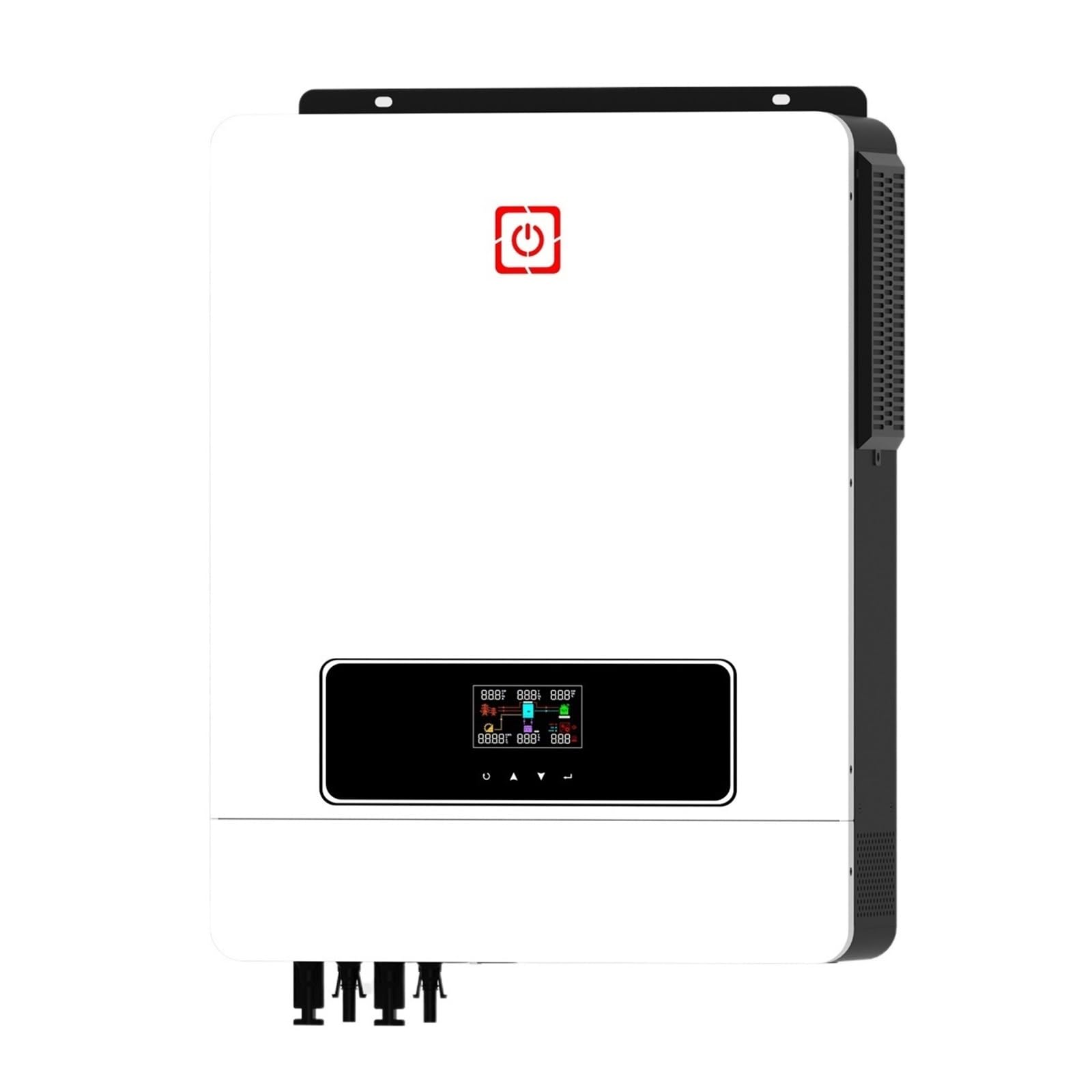 10.2KW Inverter Ibrido On/Off Grid Solare DC48V A AC230V Uscita Regolatore Di Carica 160A Integrato Dual PV Max 500V Input Off-Grid Risparmio Sui Costi(10.2KW With WiFI)