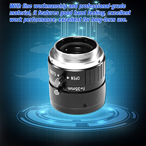 KKmoon 35mm Lente F1.8 CS Mount 5.0 MegaPixel Lente 17.5 Graus de Visão Noturna Infravermelha Para C