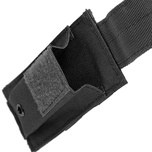 Frtkk Tactical Single/Double Pistol Mag Pouch Outdoor Molle Open-Top Magazine Pouch For Glock M1911 92F #TOP4