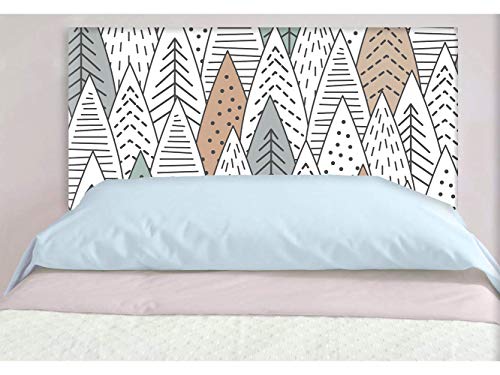Cabecero Cama PVC Infantil Pinos 100x60cm | Disponible en Varias Medidas | Cabecero Ligero, Elegante, Resistente y Económico