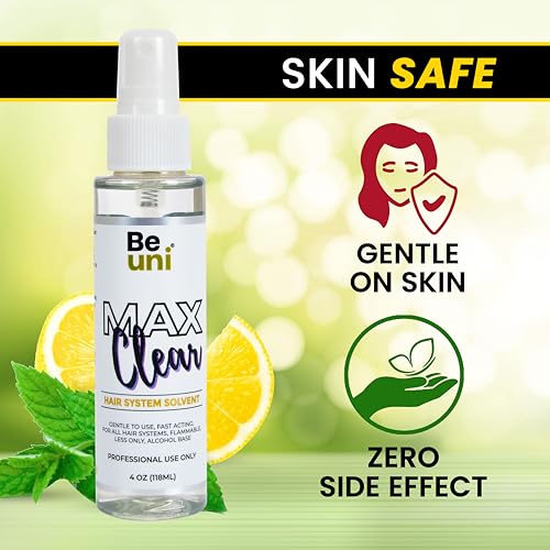 Image of Hair Patch Glue And Wig Adhesive Remover Combo Strong Hold Hair Wig Glue With Easy Removal Solution All Weather Use For Hair Patch And Wigs (Max Bond & Max Clear)