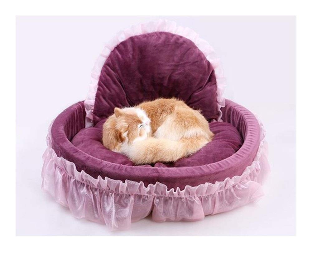 Maison pour chien lavable douce et chaude taille S couleur violette