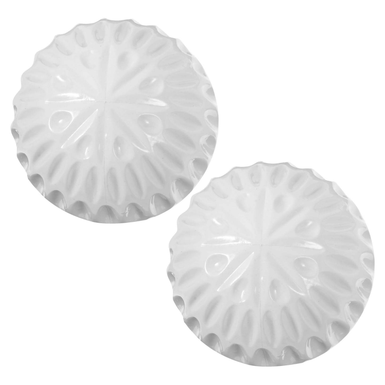 Cabilock 2Pcs Honeycomb Curtain Rod Head Decorative Accessory End Caps for Curtains for Living Bedroom and Dining Easy to Install and Detach