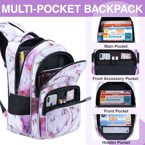 School Backpack for Girls Kids Bookbag for Girls And Boys Teen Backpack Travel Laptop Backpack Casual Daypacks2