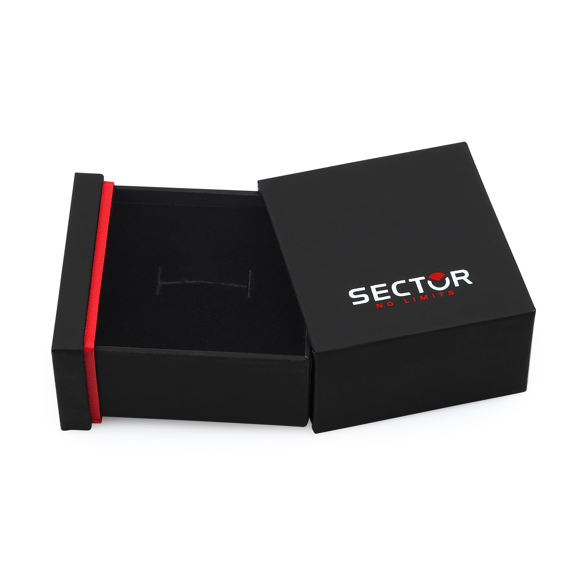 Sector No Limits Mono Orecchino Uomo in Acciaio, Smalto, IP Nero, Collezione Row - SACX24