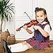 JING SHOW BUSSINESS 16 Inch Violin Toy for Kids, 4 Strings Violin Toys Musical Instruments for Children,Multifunctional Portable Electronic Instrument