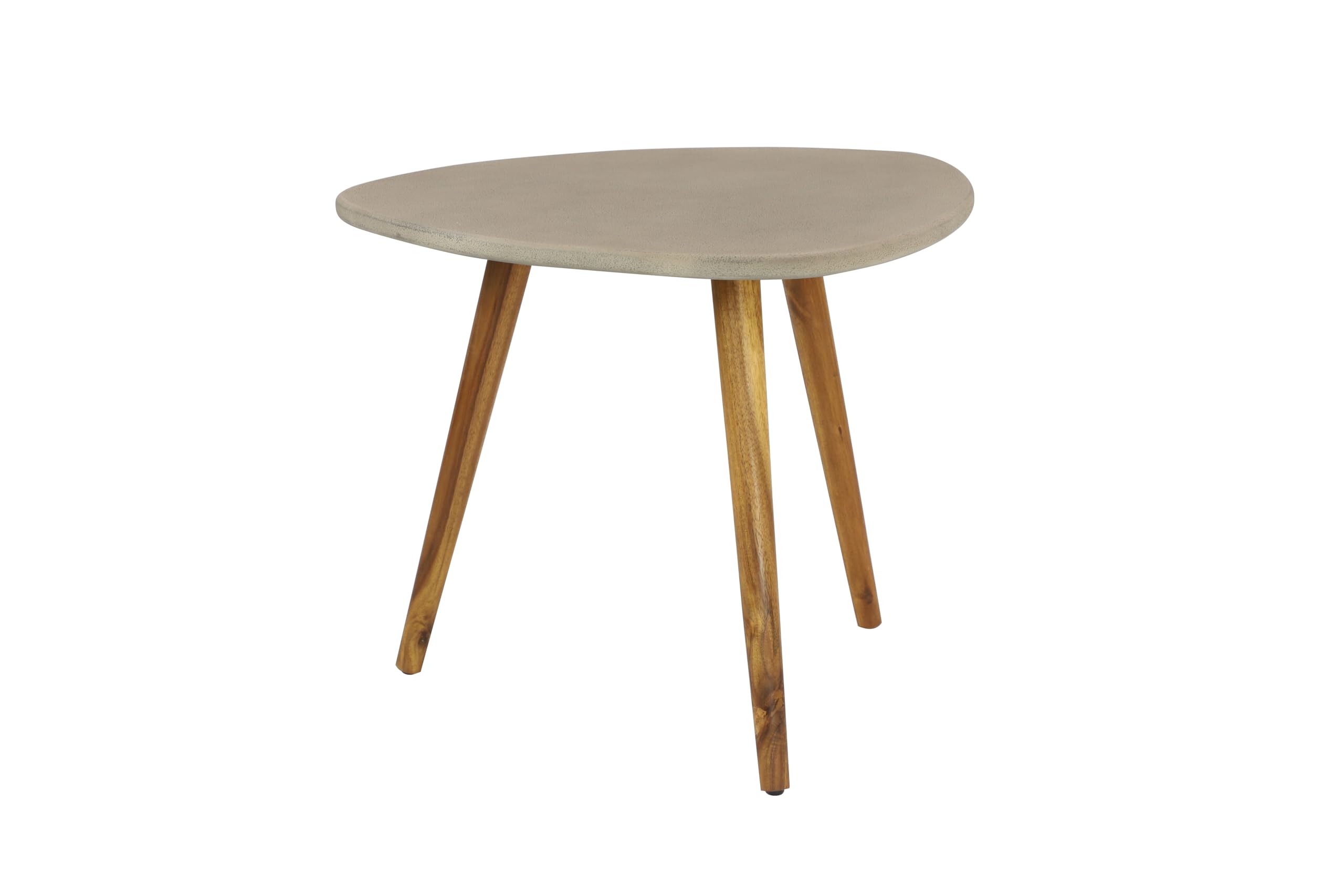 Amazon.com : Deco 79 Wood Outdoor Accent Table with Concrete