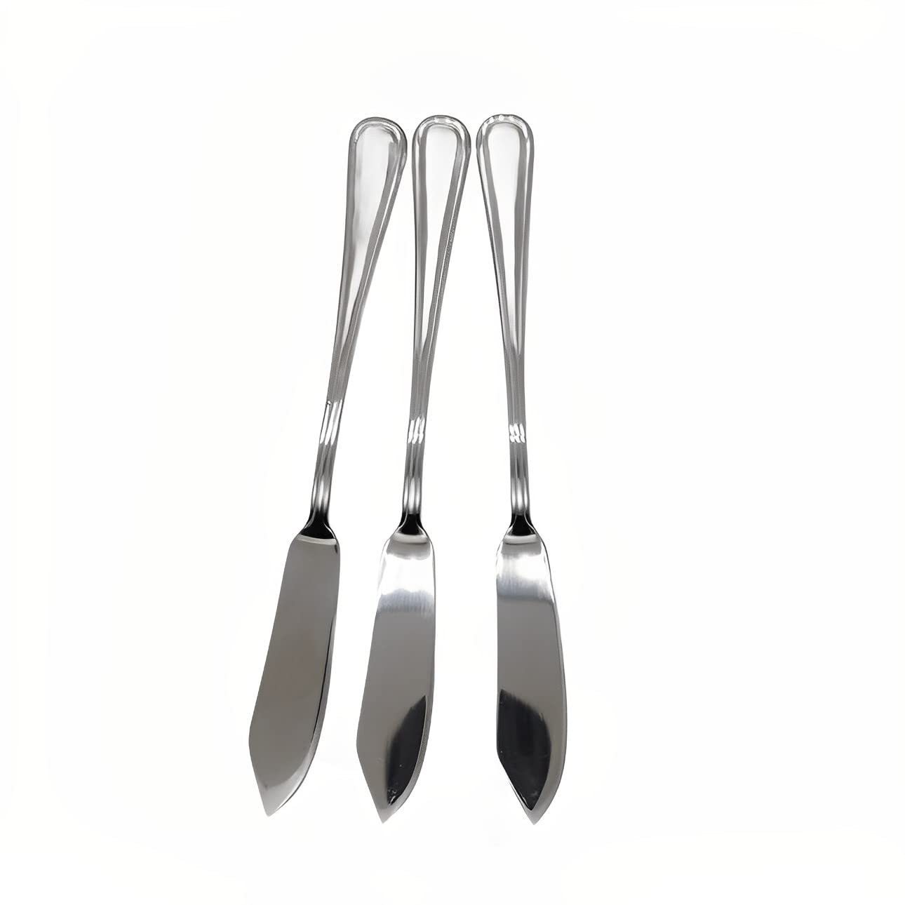 PLUS HOME PALAS PESCADO 3 UNIDAD 21x2.2 Cubertería de acero inoxidablepara cocina,decoracion hogar, (PALAS PESCADO 21X2.2CM, Colección Elegance)