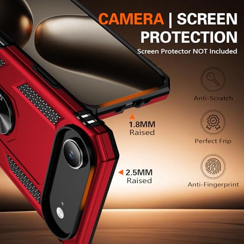Korecase for iPhone 17 Air Case Blue Military Shockproof Kickstand - image 5