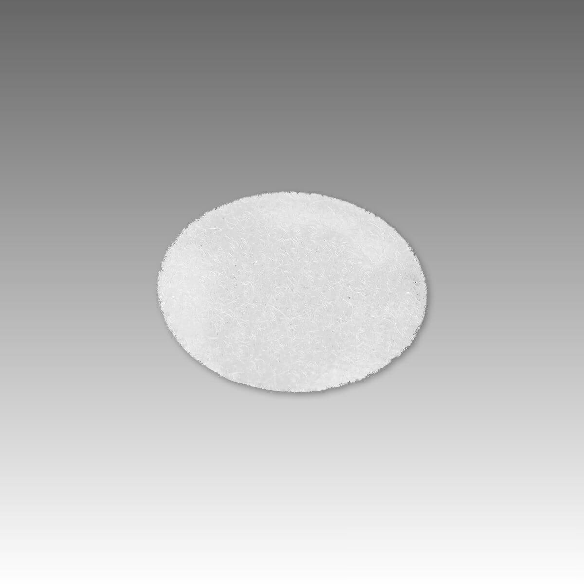 MASHPAPER Flauschpunkte Klettpunkte selbstklebend | weiß oder schwarz | Durchmesser frei wählbar | 33 mm weiß 856033