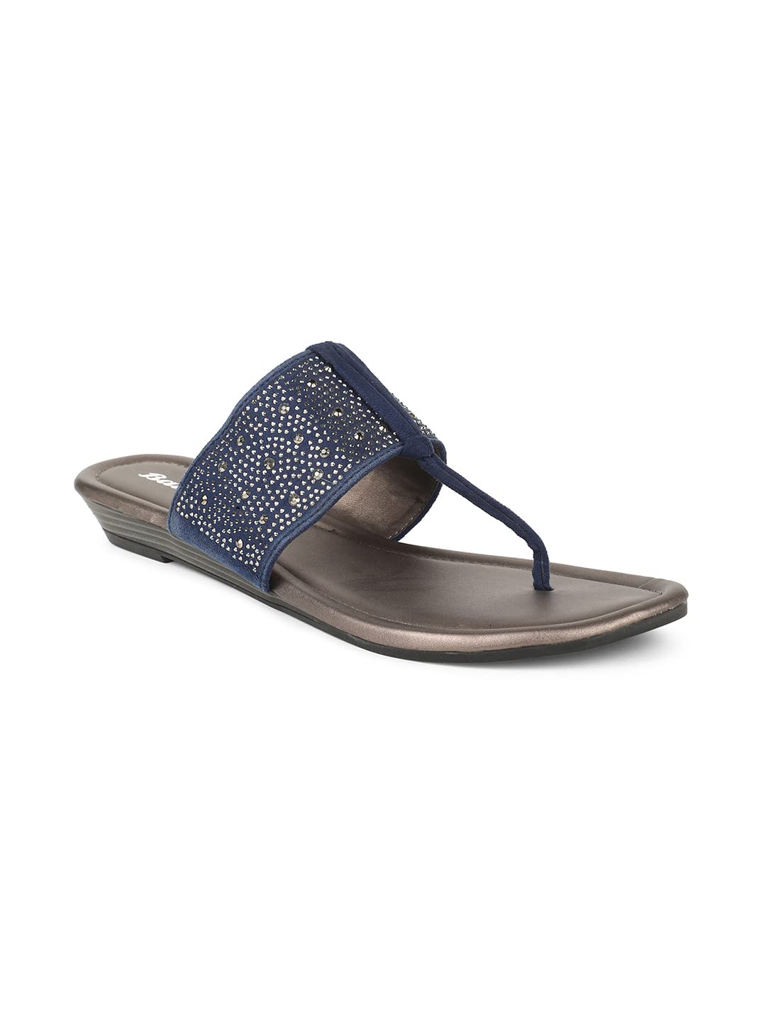 Bata Women Louis Blue Flats, (6719894) UK 3