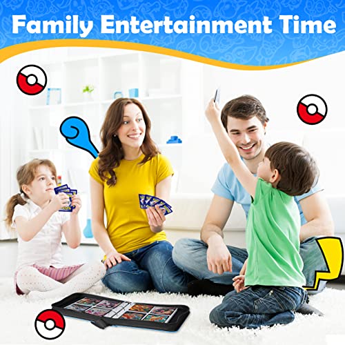 Card Binder For Pokemon Cards With 400 Sleeves, Ultra 4 Pocket Trading Card Binder Holder For Pokemon Card, Tcg, Ccg, Mtg, Yugioh, Baseball, Gifts For Boys And Girls #TOP7