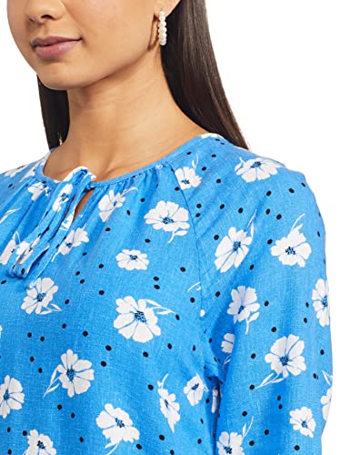 Image of Marks & Spencer Women's Linen A-Line Knee-Length Casual Dress