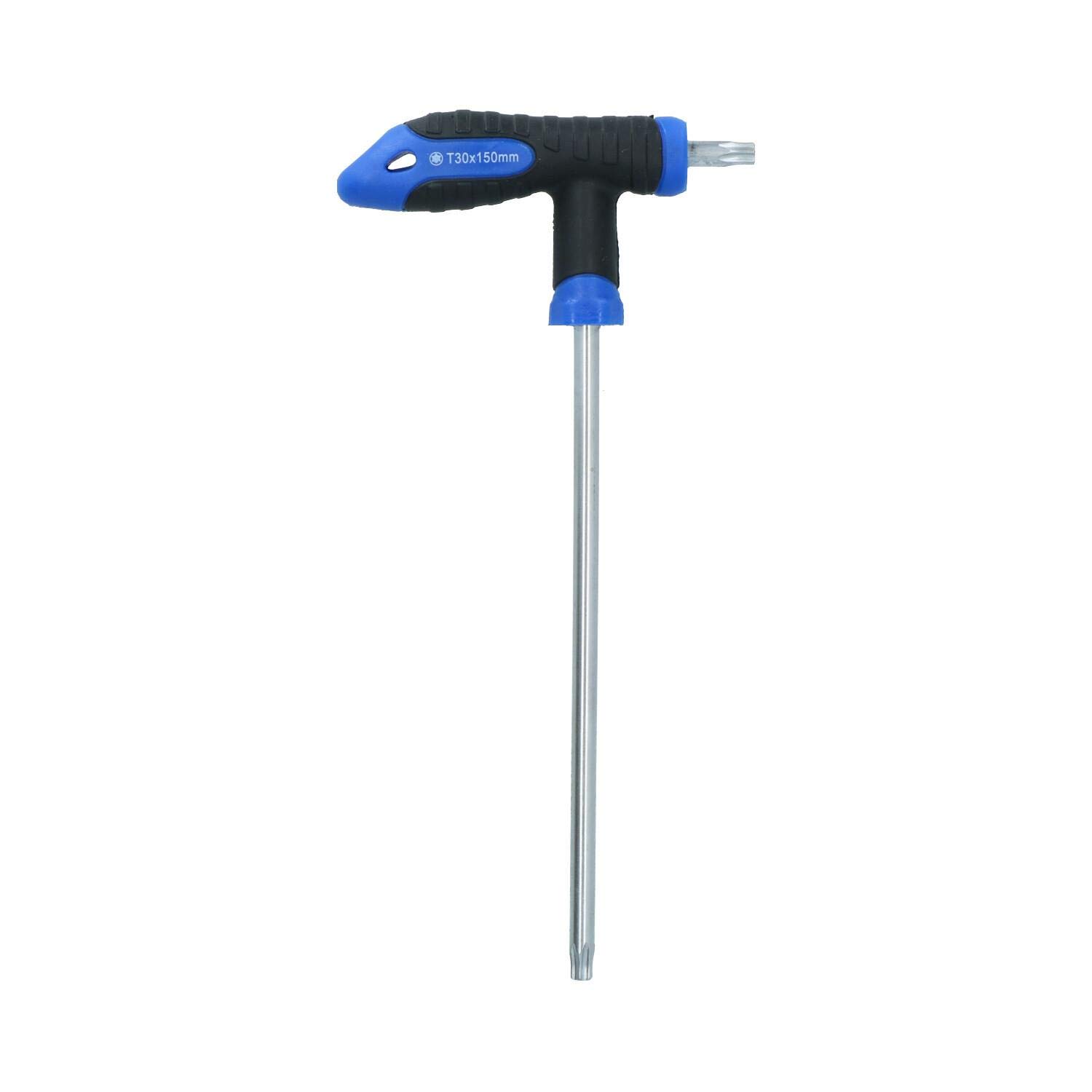 T30 T-Handle Torx Screwdriver Star Key Tamper Torx Tool Chrome Vanadium Steel
