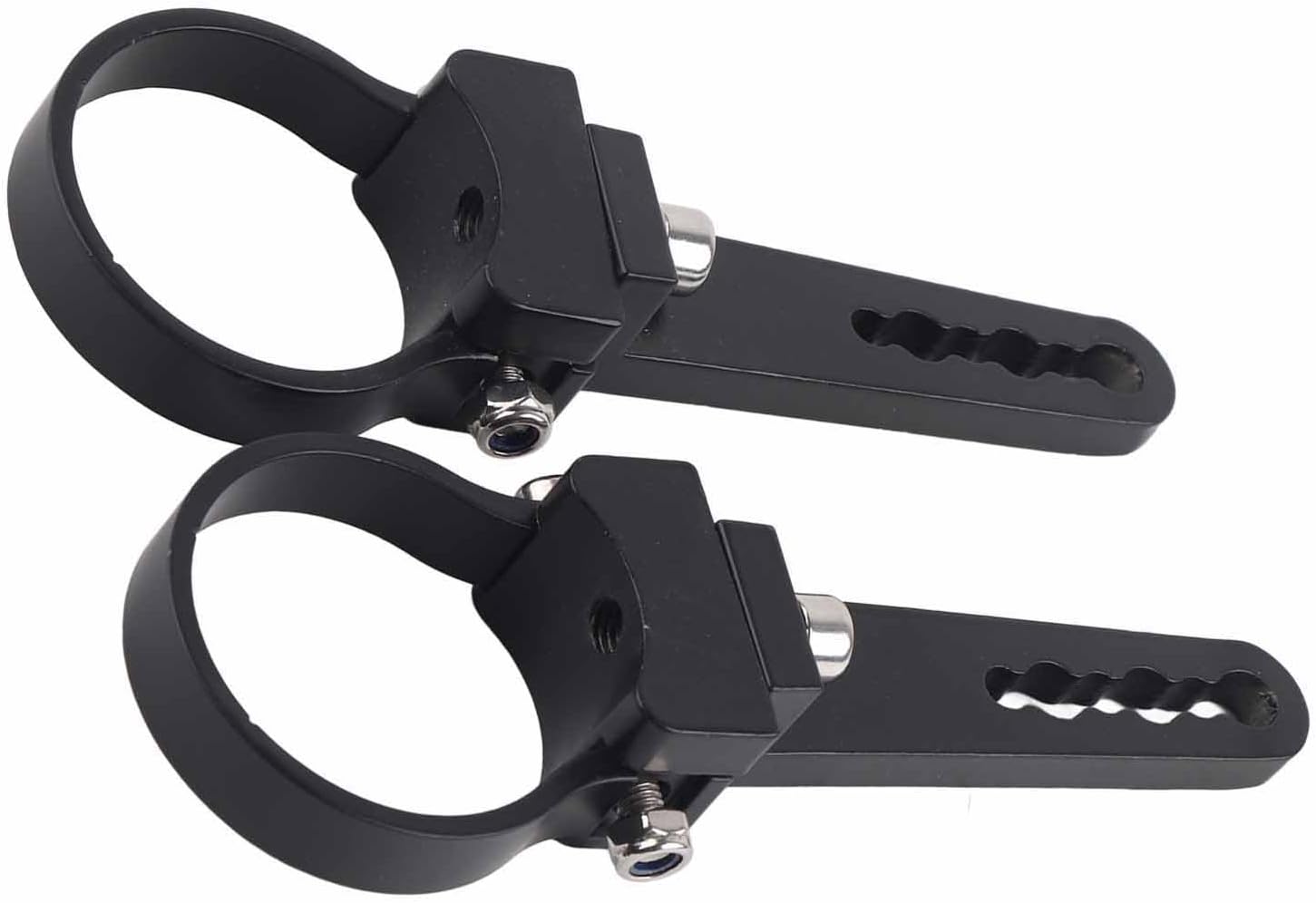 EVGATSAUTO Tube Bracket Clamp, 1"-3" Aluminum Tube/Roll Bar Mount Bracket Clamps Holder LED Car Truck Off Road Work Light Tube Clamp (2Inch)
