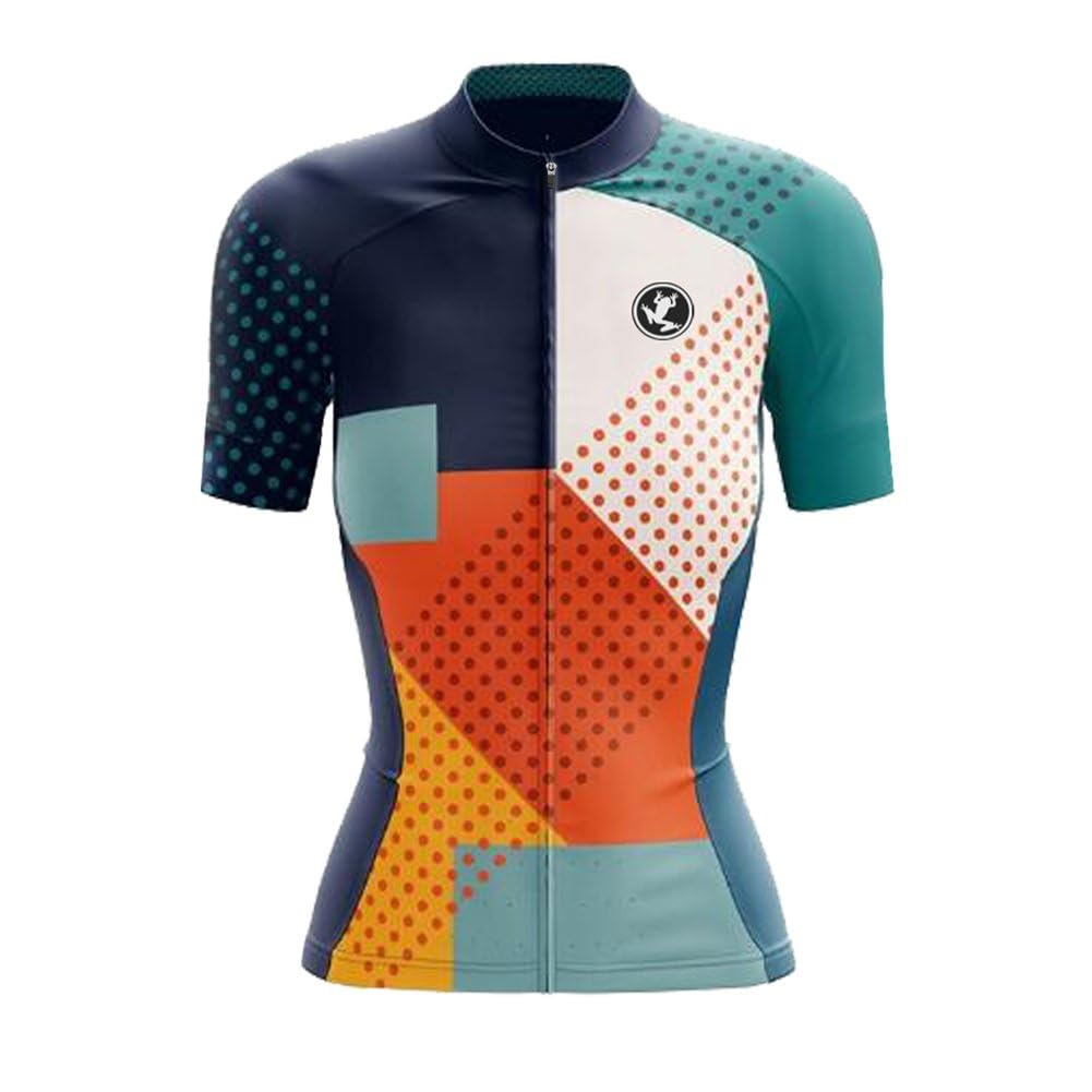 UGLY FROG hu Manga Corta Jersey de Ciclo Bici del Camino para Mujer, Conjunto Ropa Al Aire Libre Transpiración para La Bicicleta
