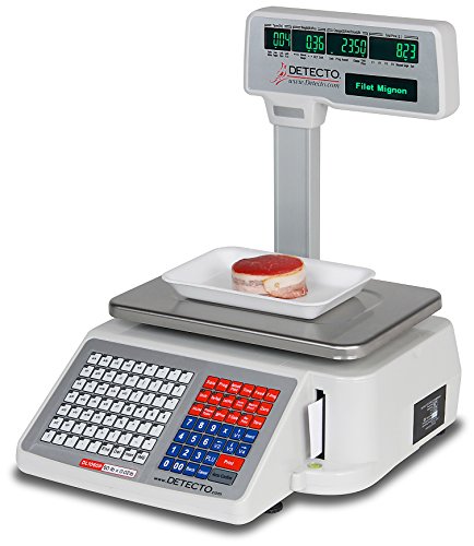 Báscula Detecto DL1060P con impresora integrada 60 lb miniatura 1