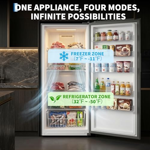 Image of Garvee 20.2 Cu.Ft Upright Freezer, Single Door Stand Up Freezer