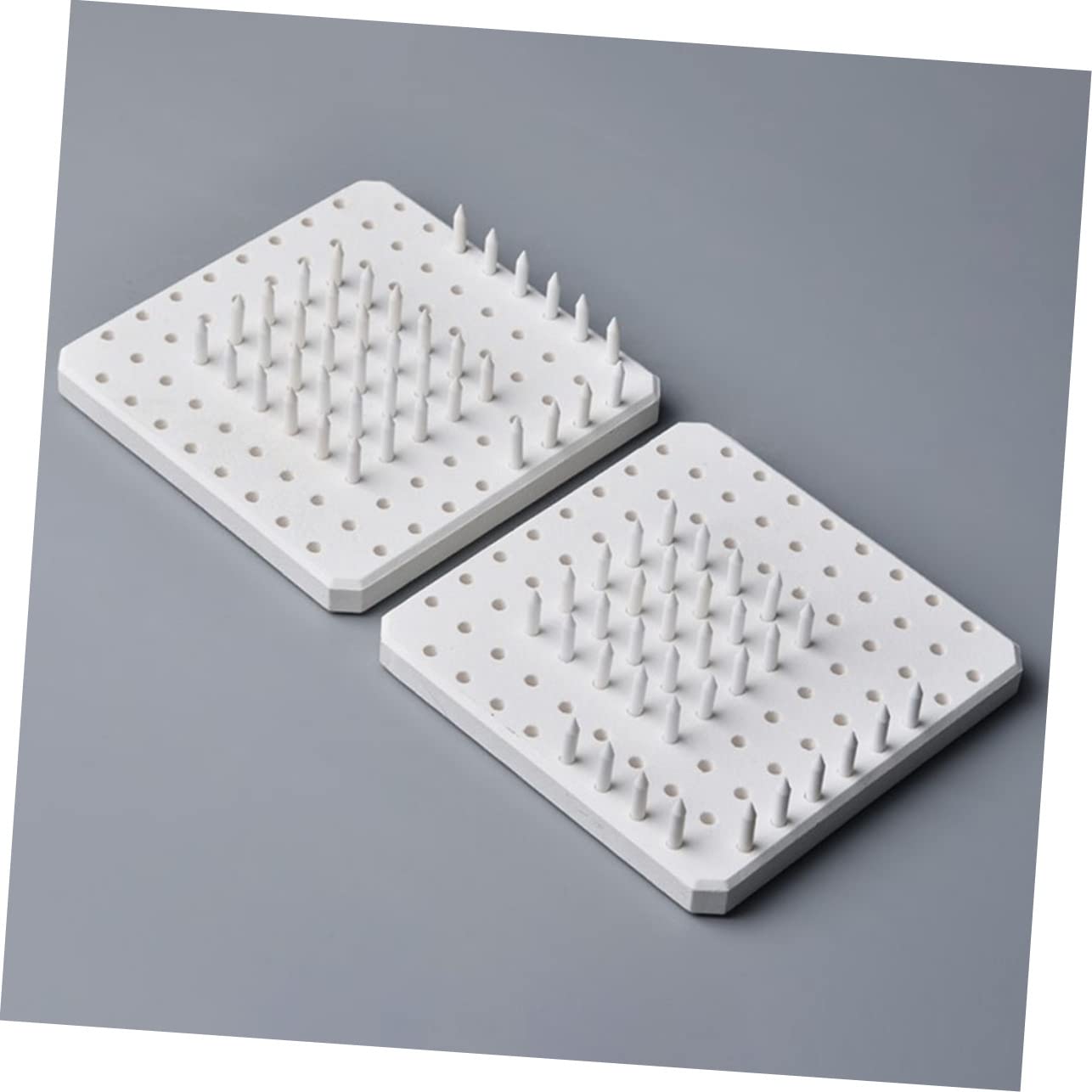 STOBOK 60st Ofenmatte Tonbolzen Ofenkegelnägel Töpferwerkzeug Ofenmöbel Keramik-brennhalter Keramische Brennwerkzeuge Brennofen Für Tongefäße Aluminiumoxid Weiß Halterung Glas