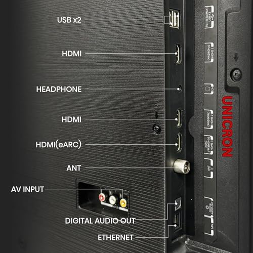 UNICRON 60 cm (24 Inches) HD Ready Smart LED TV | Android Smart TV | 1GB RAM & 8GB ROM | Built-in Wi-Fi | HDMI & USB Ports 7 51CkUDA6QUL