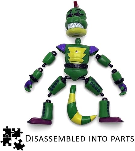 5Pcs/Set Anime Figure Inspired By Five Nights At Freddys Action Figures Detachable Joint Fnaf Cute Bonnie Rabbit Foxy Action Figures Pvc Model Five Nights At Freddys Toys Set With Light For Fans Gift #TOP4