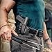 Tulster OWB Contour Kydex Holster in Right Hand fits: Springfield Armory Echelon | Optic Compatible Outside The Waistband Concealed Carry