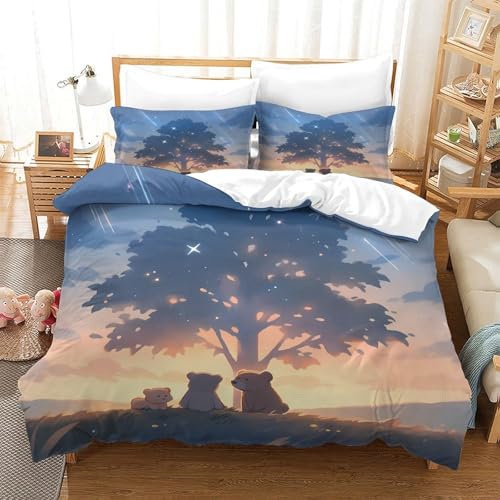Housse de couette bébés chevreaux hypoallergique en microfibre super douce - 3