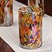 NOVICA Artisan Crafted Hand Blown Multicolor Confetti Recycled Glass Juice Glasses, 14 Oz. 'Carnival' (Set Of 6)