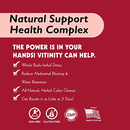 VITINITY 3 Day Detox - Natural Whole Body Detox Pills - Colon Cleanse for Digestive Health - Herbal Supplement for Weight, Bloating, & Constipation Relief - Apple Cider Vinegar & Cayenne Pepper (1) - Image 6
